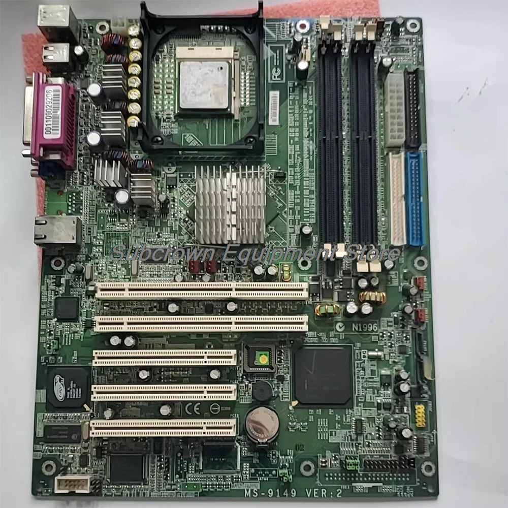 Integrated Graphics Card Board LGA478 Two PCIX Slots MS-9149