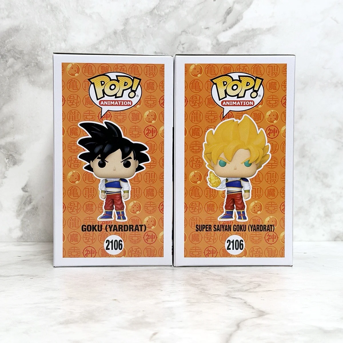 Dragon Ball Goku (Yardrat) Figure Glow Chase #2106 Funko Pop Official Authentic Collectible Limited Edition Figures Fans Toy Gif - view 5