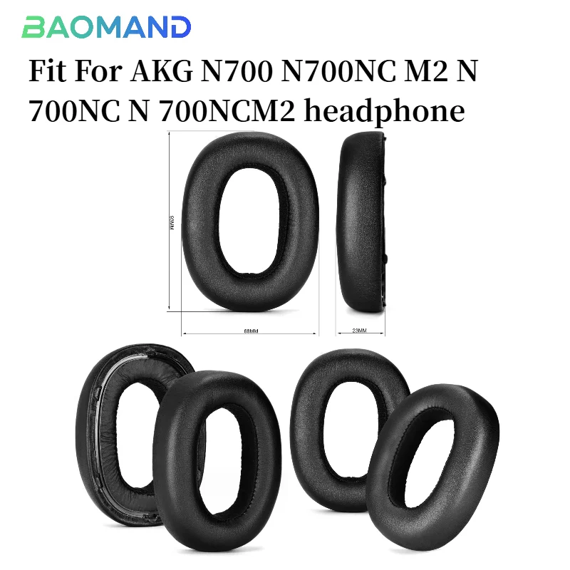 

Soft Foam Protein Leather Headphone Earpads Ear Pads Compatible For AKG N700 N700NC M2 N 700NC N 700NCM2 Headset Earmuff