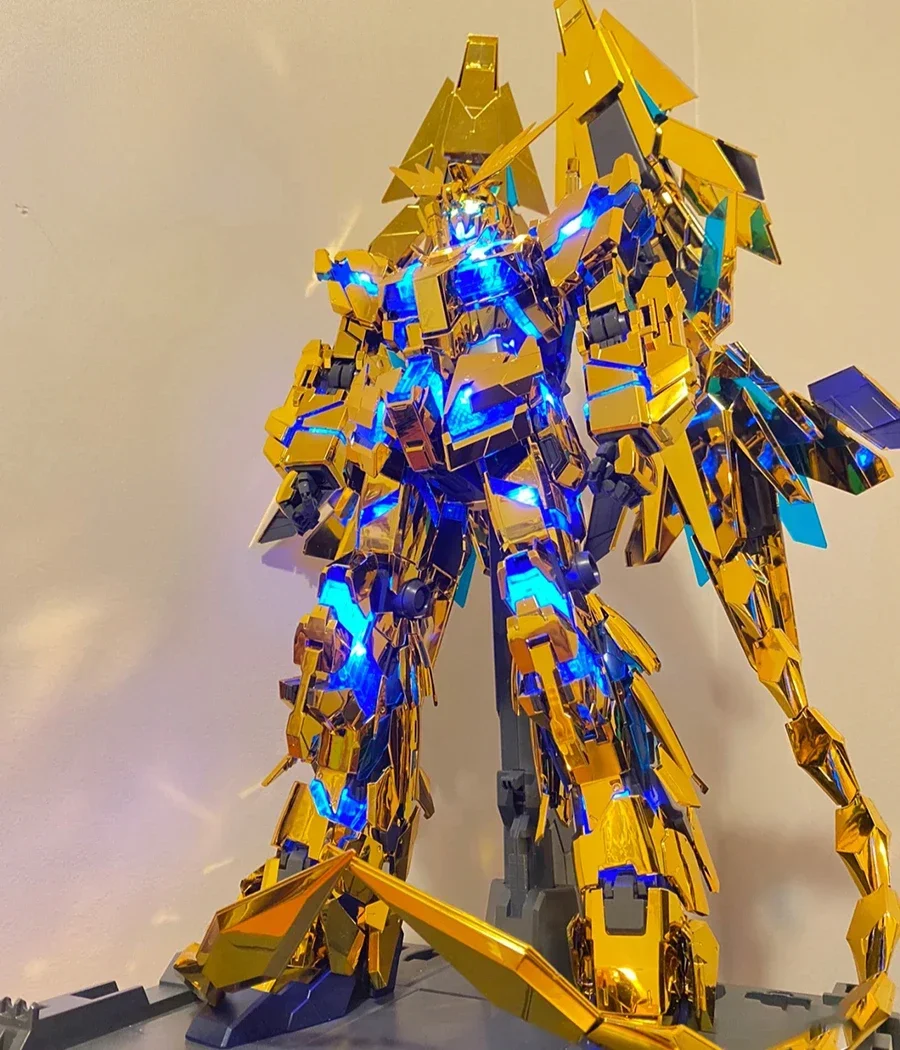 DABAN รุ่น PG 1/60 Rx-0 Unicorn 03 Phenex Narrative Ver Gold เคลือบประกอบหุ่นยนต์ชุดสะสมตุ๊กตาของเล่นของขวัญ