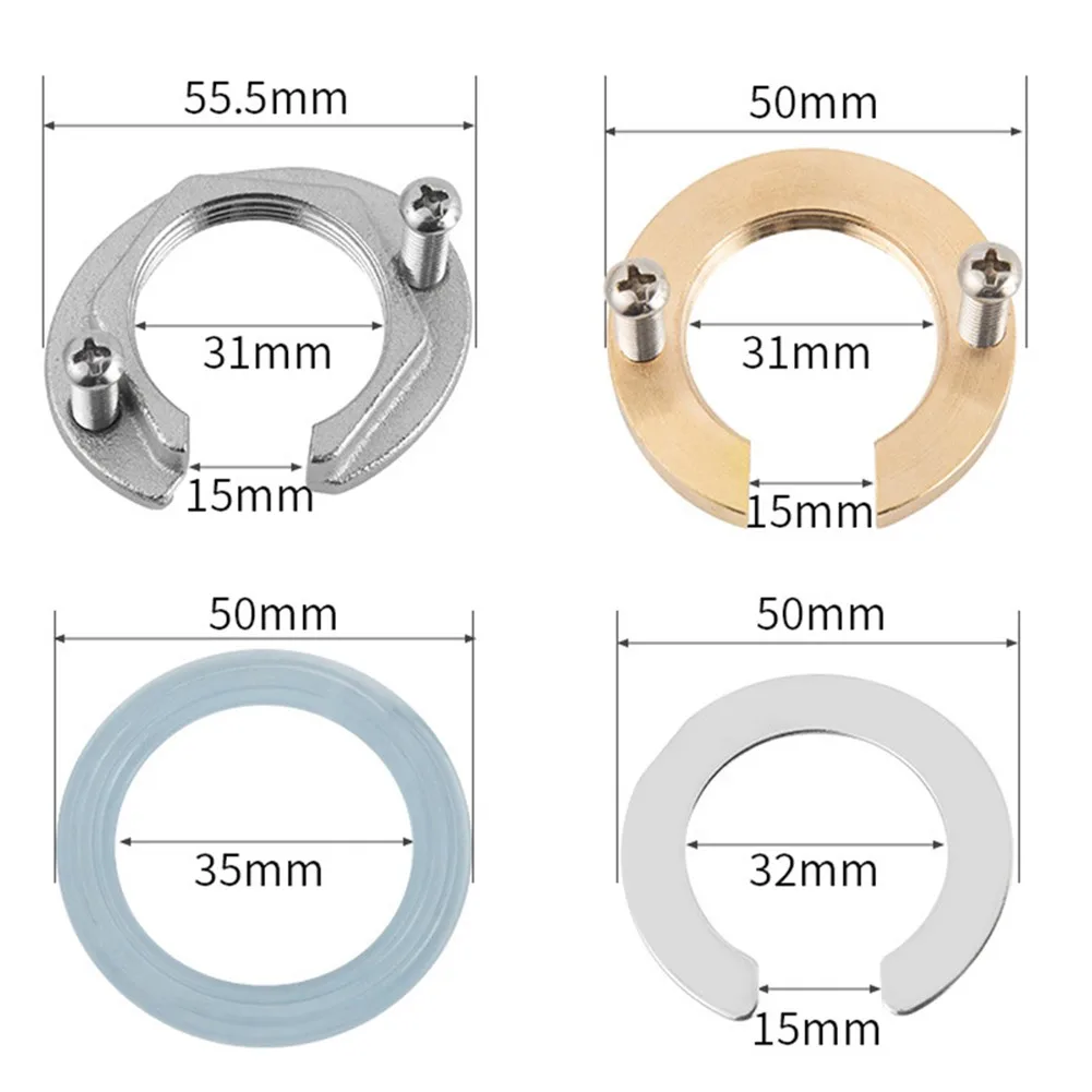 32mm  Kitchen Faucet Wash Basin Tap Fixing Fitting Kit  Anti-loosing Nut Cap Circlip Washer Tool Set Accessory