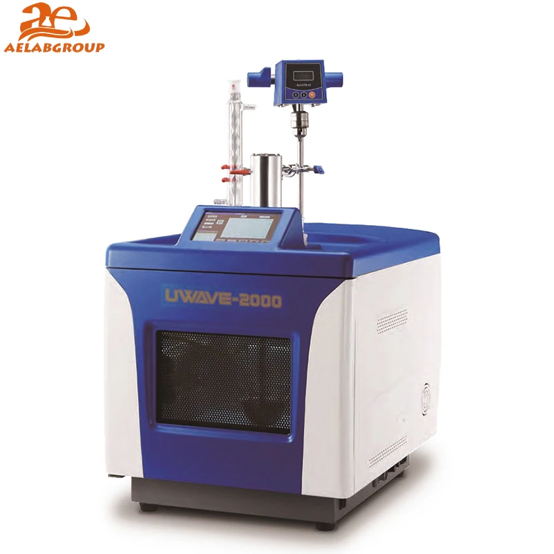 AELAB UWave-2000 Multifunctional Microwave Chemistry Reaction Workstation lab microwave heated hi-pressure chemical reactor