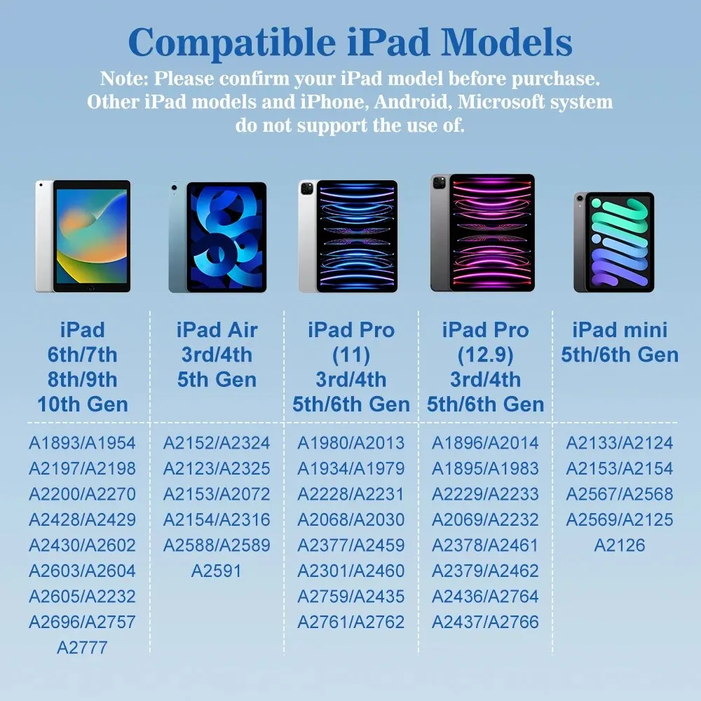 For Apple Pencil 2 1 LCD Power Display Palm Rejection iPad Pencil For iPad 2023 - 2018 Pro 11 12.9 Air 3 4 5 Mini for Apple Pen