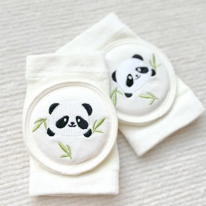 E06F Balita merangkak bantalan lutut pelindung lutut elastis sulaman Keepads for Babies Boys Girl Hurt-Proof Walking Kneepads