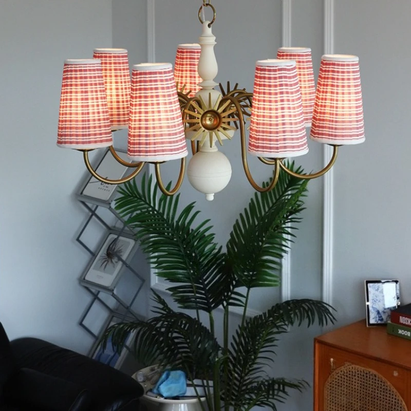 Denmark Vintage Style Iron Chandeliers for Restaurant Homestay Designer Lighting Pottery Jar Home Accessories Suspension Lamps