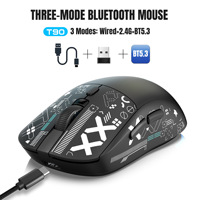 3 Modes Bluetooth Gaming Mouse Rechargeable 2.4G USB Wireless RGB Backlight Mouse for iPad Tablet Laptop Computer