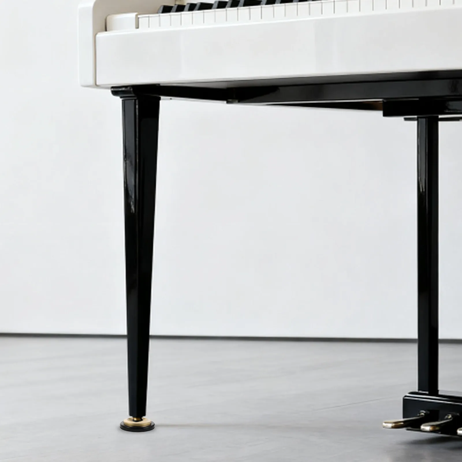 Upright Piano Caster Cups Thickened Soundproof Mat Piano Caster Pads Furniture Leg Cushion Anti-Noise Felt Floor Protectors