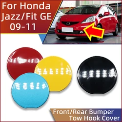 Car Front Rear Bumper Towing Hauling Hook Eye Cover Cap For Honda Fit / Jazz GE GE6 GE8 2009 2010 2011 71104TF0000 71504TF0000