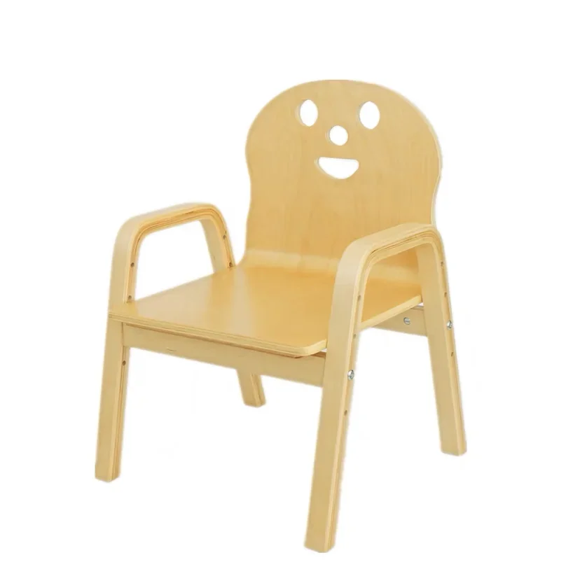 

For Cute Chair for Children in Kindergarten Backrest Patterns Can Be Customized