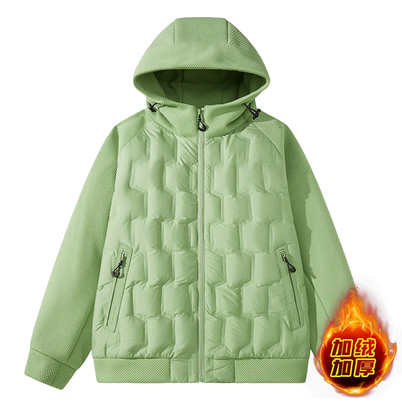 New Arrived Autumn and Winter Parkas Men Fashion Lightweight Duck Down Parkas Hooded Couple's Graphene Down Jacket Cold Jacket