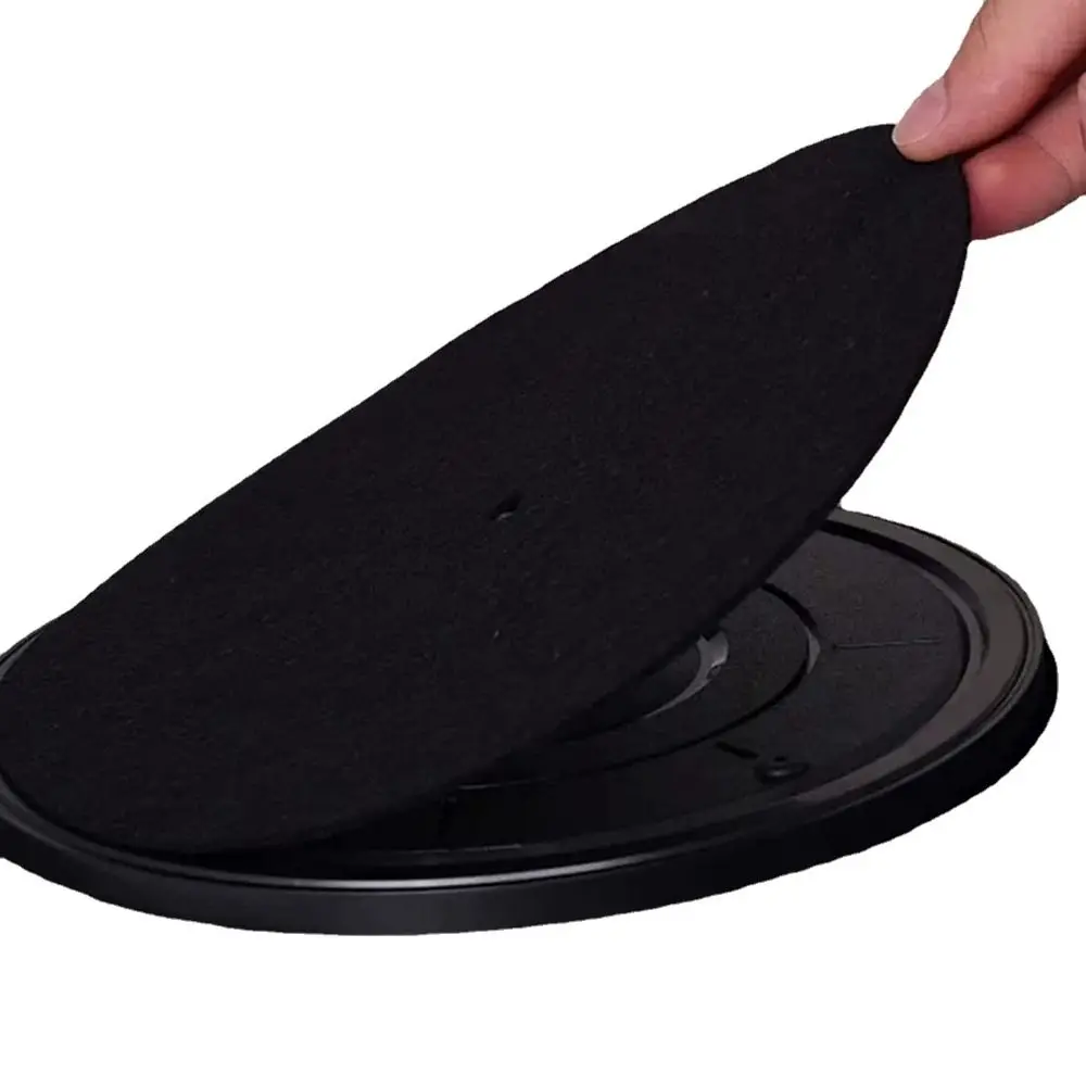 

3mm Thick Felt Turntable Platter Mat Anti-static Anti-Vibration LP Slip Mat Minimize Motor Noises Maximum Record Life Record Mat