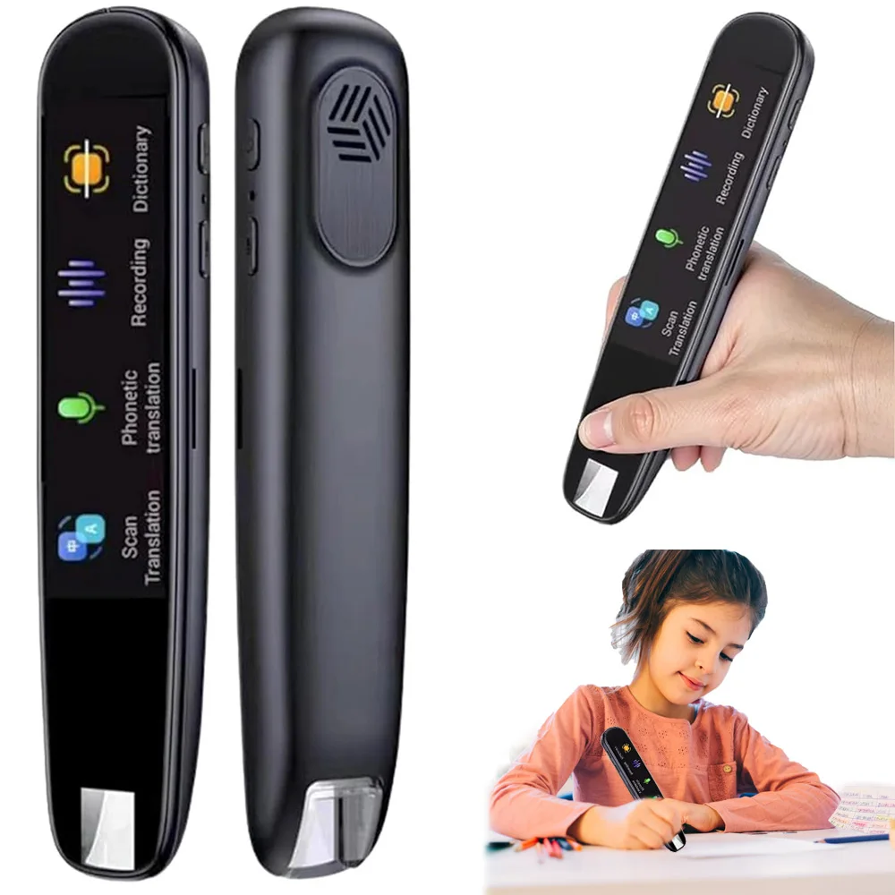 2.22in Offline Translation Pen For Teacher Student Dictionary Intelligent Scanning Point Reading 116 Languages Translator Pen