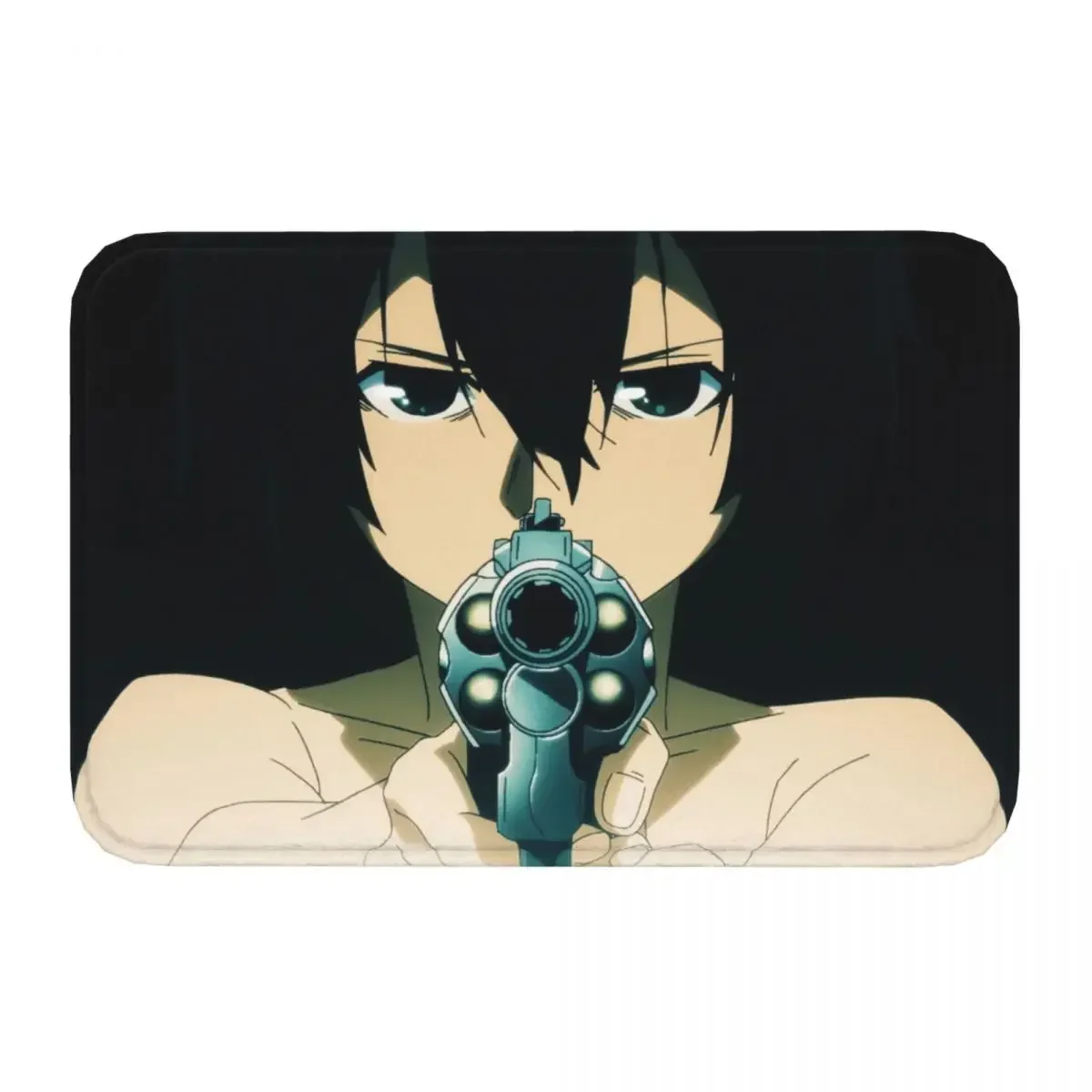 Gleipnir Shuichi Kagaya Aoki Hongai Anime Non-slip Doormat Pistol Carpet Living Room Kitchen Mat Prayer Home Pattern