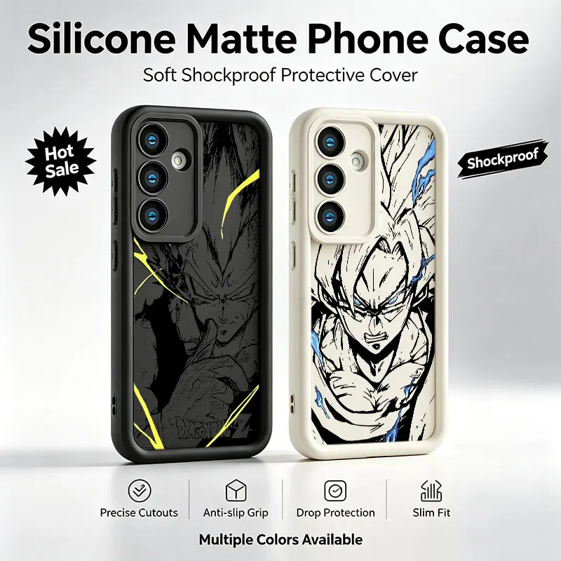 D-Dragon Ball G-Goku Phone Case For Samsung Galaxy A17 A16 A15 A14 A07 A06 A57 A56 A55 A54 A53 A52 A36 A35 A34 A33 A26 A25