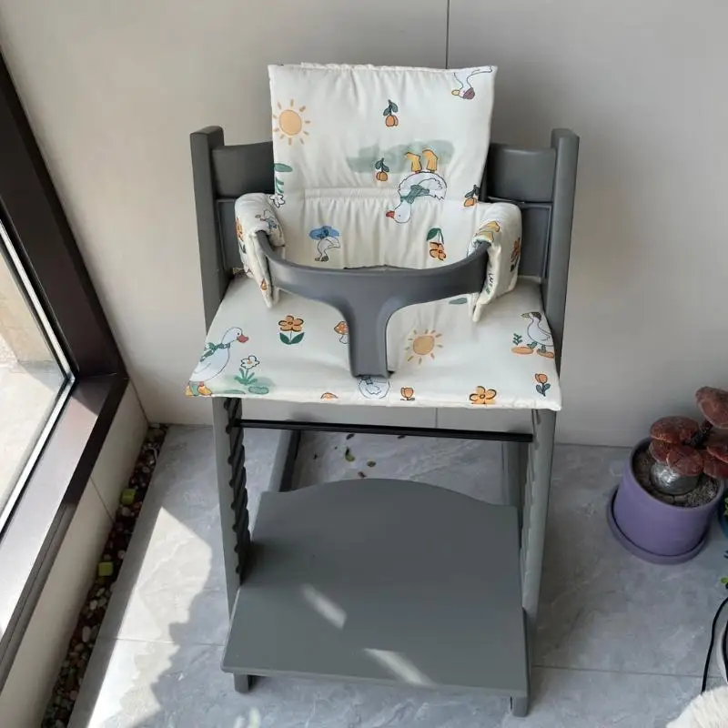 J2HD 人間工学に基づいた幼児ダイニングチェアパッド防塵背もたれシートクッション通気性