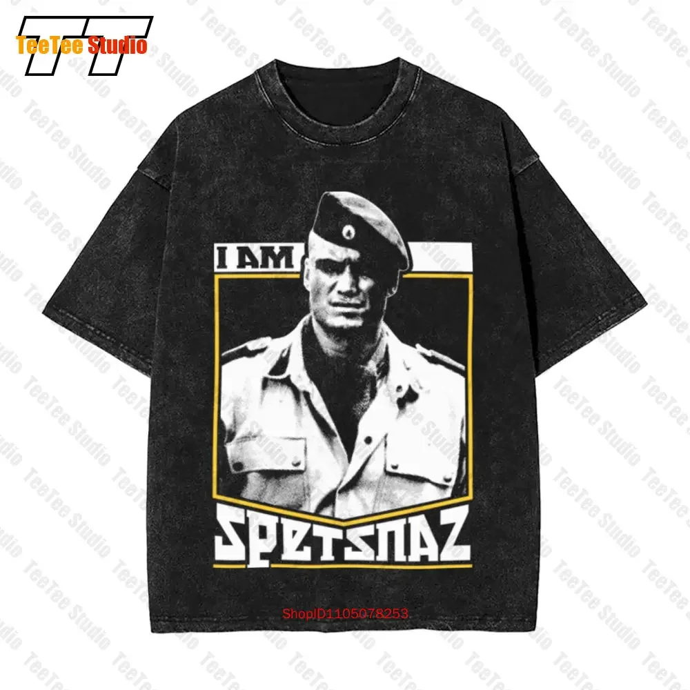 Red Scorpion Spetsnaz Dolph Lundgren Vintage Oversized T-Shirt 5L23
