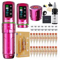 Dragonhawk L3 Kit de Tatuaje Completo Máquina de Tatuaje Inalámbrica Rotativa Pluma 7 Carreras 2000 mAh Larga Duración de Batería Suministros para Tatuaje para Principiantes