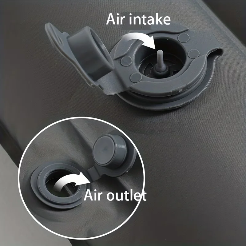 TPU aufblasbare Outdoor-Matte, 3,94 Zoll dick, ineinandergreifbar für 1-3 Personen, ultraleichtes faltbares Luftbett für Camping, Picknick, Strand, Zuhause. – Detail 10