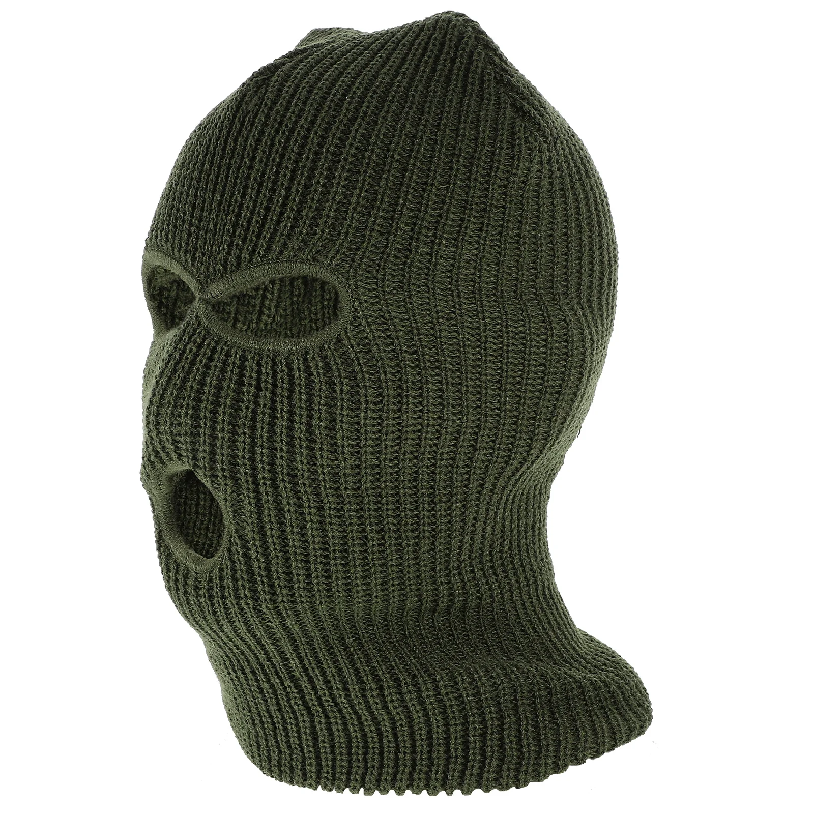 Winter Warm Ski Mask 3 Hole Knitted Full Face Cover Ski Mask Beanie Outdoor Sports Men Women 3-Hole Full Face Cover