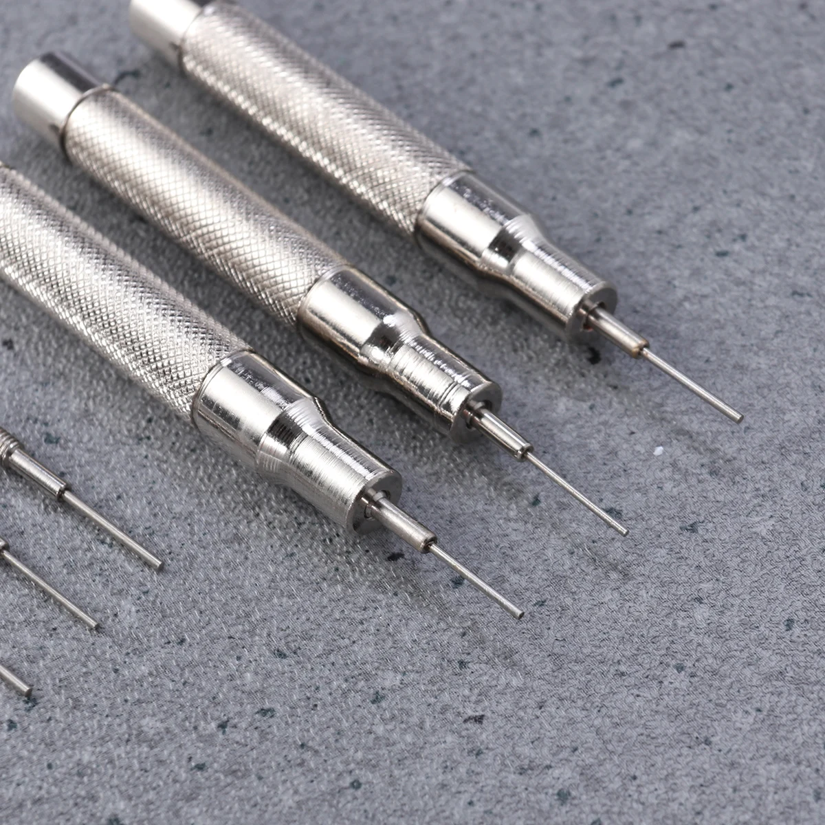 

Watch Repair Kit Steel Punch Needle Set Durable Plastic Tools Opening Backs Bands Adjustment Batteries Gaskets Pins