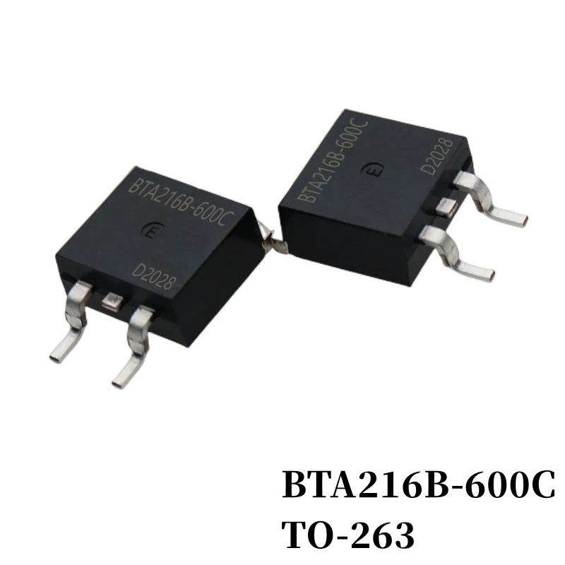 Triac to-263 smdサイリスタ、BTA216B-600B、BTA216B-600C、BTA216B-600D、BTA216B-600E、BTA216B-800B、BTA216B-800D、BTA216B-800E、10-200個