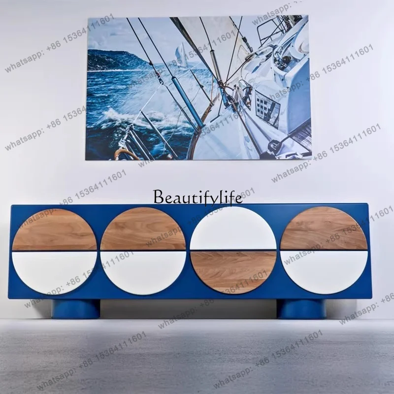 LX Nordic Light Luxury Simple Modern TV Cabinet Living Room Small Apartment Fashion TV Cabinet Creativity