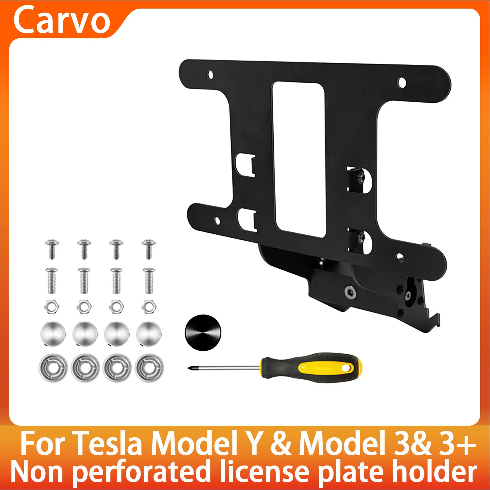 

Для Tesla американского стандарта Model 3 Highland 2024, рамка заднего номерного знака автомобиля, кронштейн, противоугонный передний номерной знак Fra