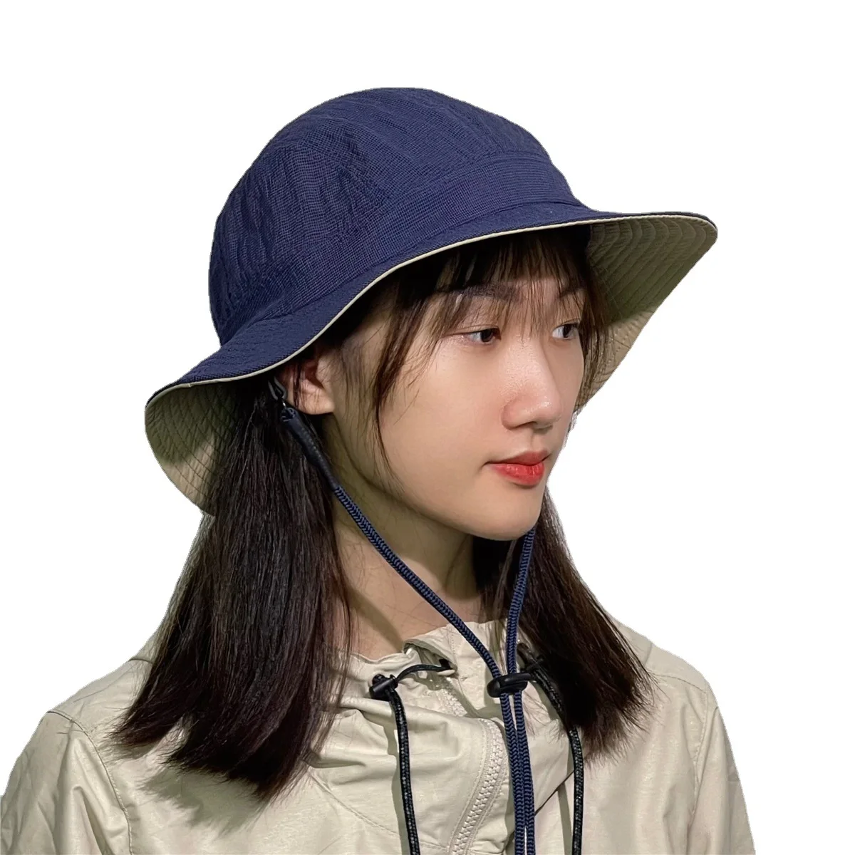 Japanese Outdoor Sports Mesh Light Breathable Fisherman Hat Sun Hat Summer Mountaineering Camping Sun Hat