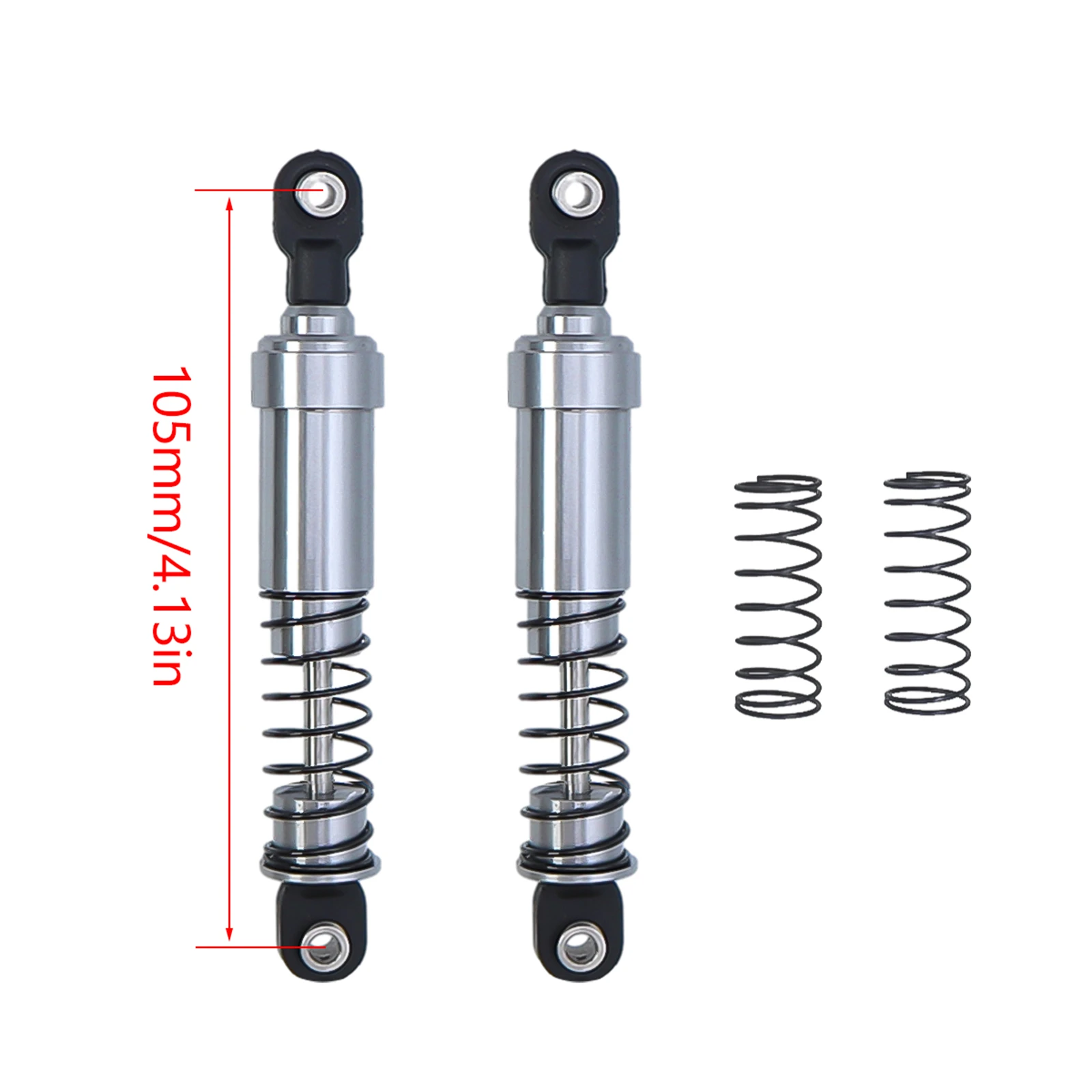 75mm 85mm 95mm 105mm 115mm Aluminum Big Bore Oil Shock Absorbers For 1/10 RC Crawler LCG Cheater Rigs Capra SCX10 90046 TRX4