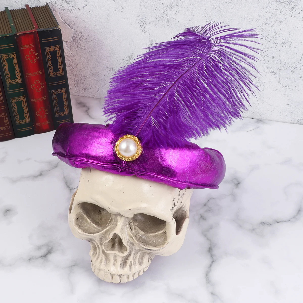 Prinzenhut, indische Könige, Hut für Jungen, lila, Halloween-Kostümzubehör, langlebig, angenehm zu berühren