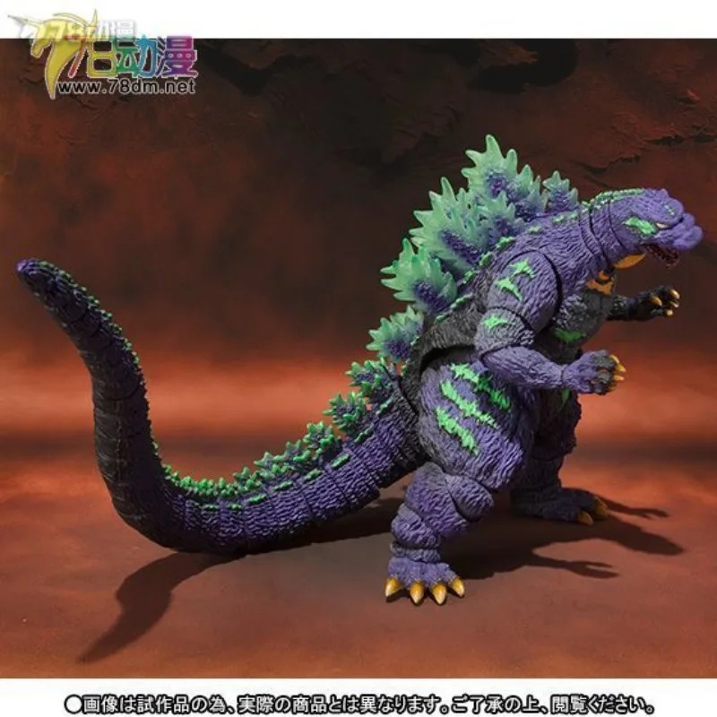 Oryginalna figurka Bandai S.H.MonsterArts Godzilla Feat.EVA-01, gotowa, ruchoma, seria lalek, model, zabawki, prezenty dla chłopców