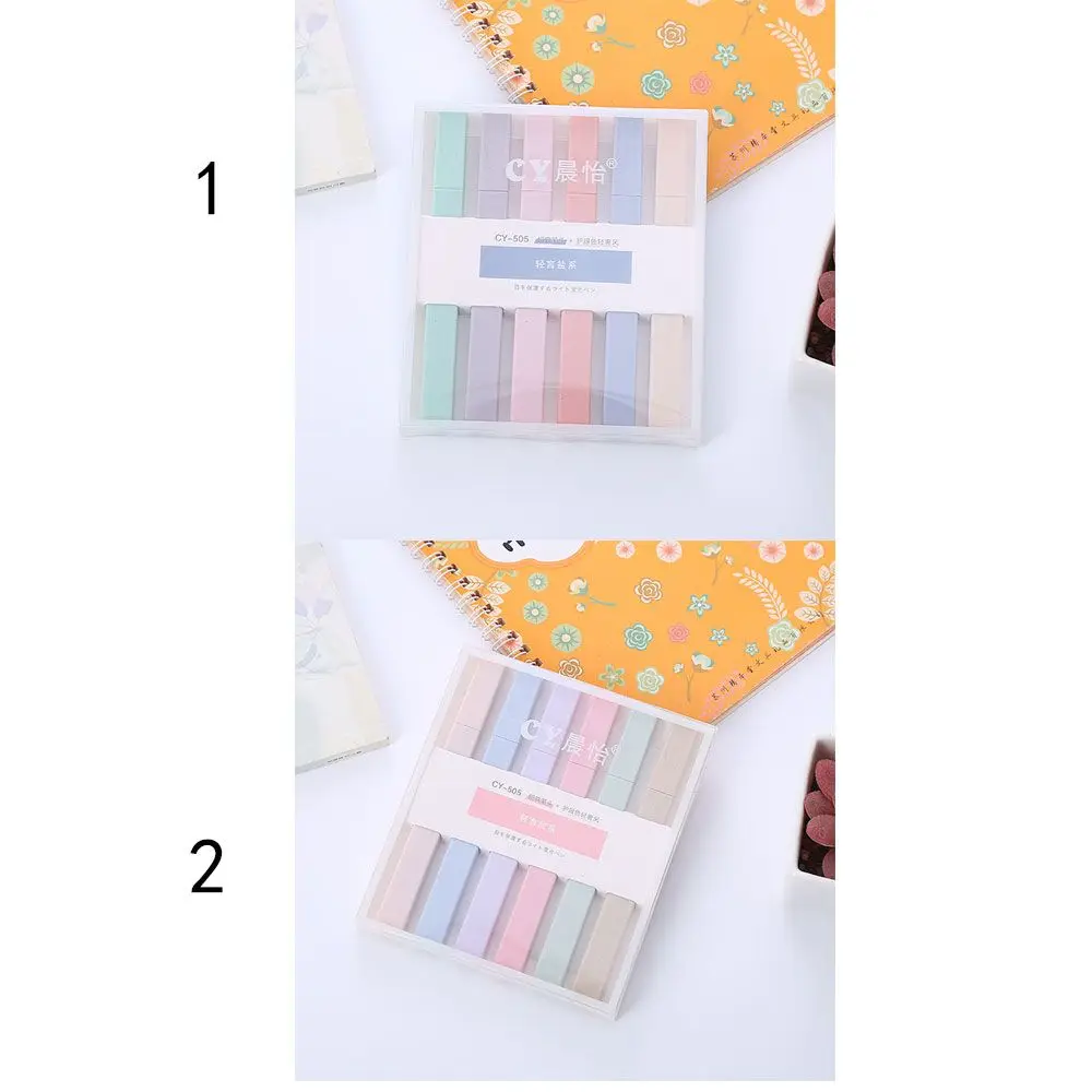 

Набор из 6 штук: школьные и офисные принадлежности, цветные ручки, маркеры Моранди, светоотражающие, защищающие глаза