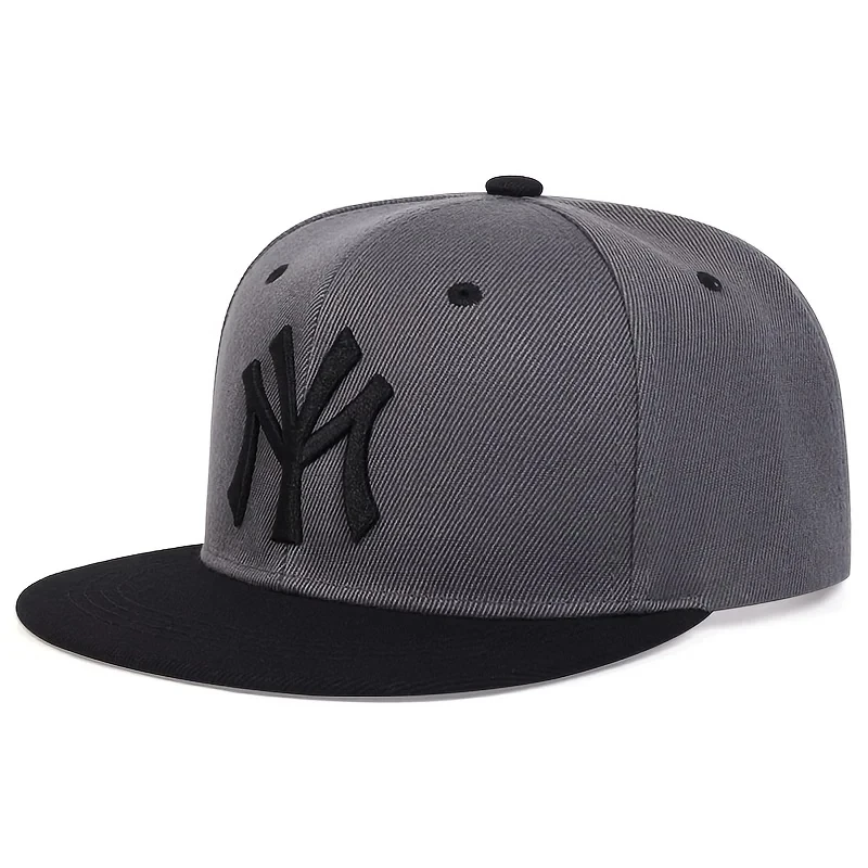 Unisex-Hip-Hop-Hüte mit Buchstabenstickerei, für Frühling und Herbst, für den Außenbereich, verstellbar, lässige Baseballkappen, Trucker-Kappen, Sonnenschutzhut – Detail 7