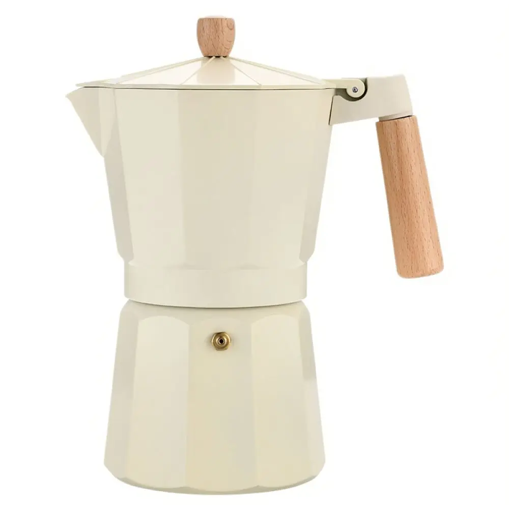Stovetop Aluminum Moka Pot Espresso Maker Classic Italian Coffee Brewer Octagonal Percolator Home Brewing Tool