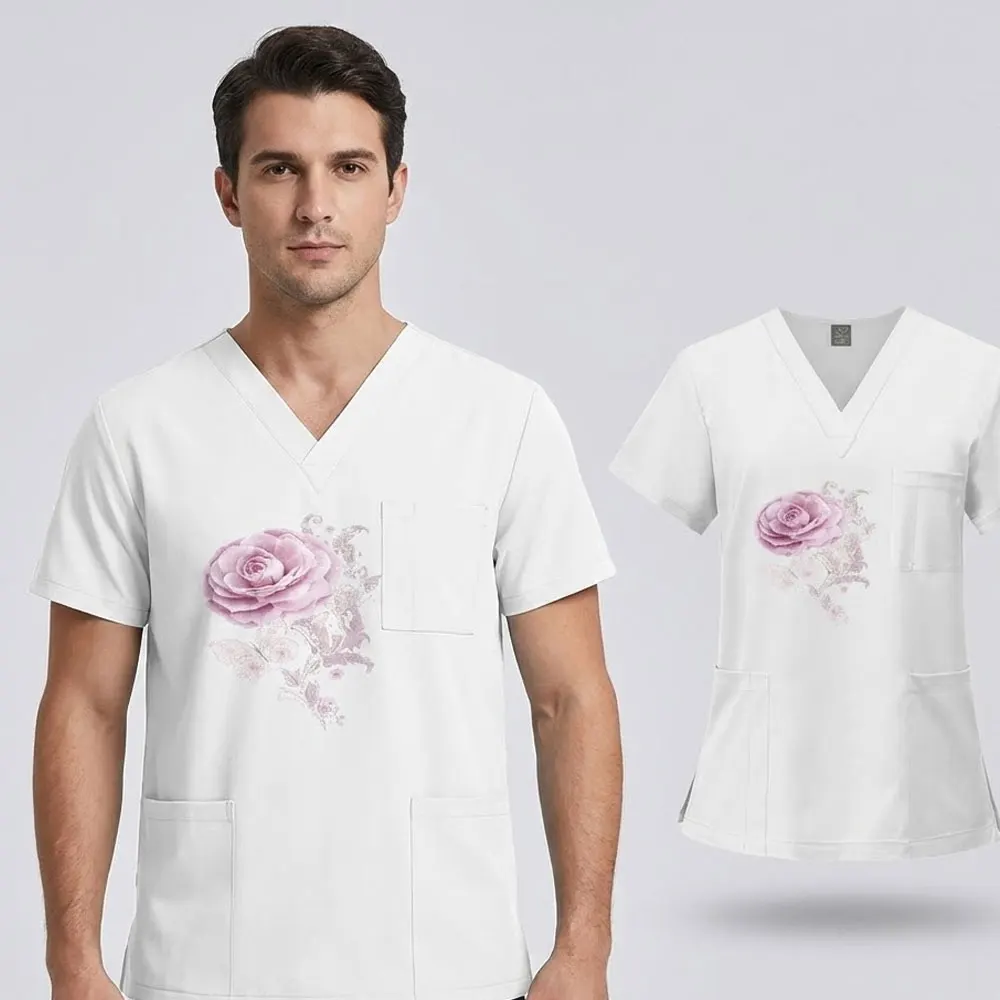 Ultra-Light Quick-Dry Vet Gear: Custom DIY Print Scrubs | High-Performance Breathable Workwear for Demanding Hospital Duty