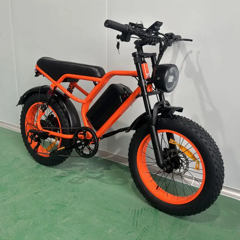 Electric bike 1500W Motor 52V 20AH Battery E-bike Hydraulic Brake Cross-Country Motorcycle 20*4.0 tire Mountain electric Bicycle image 8