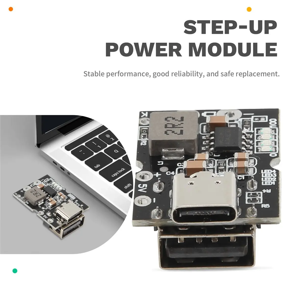 A14M Type-C USB 5V 2A Boost Converter Step-Up Power Module Lithium Battery Charging Protection Board DIY Charger,with Welding