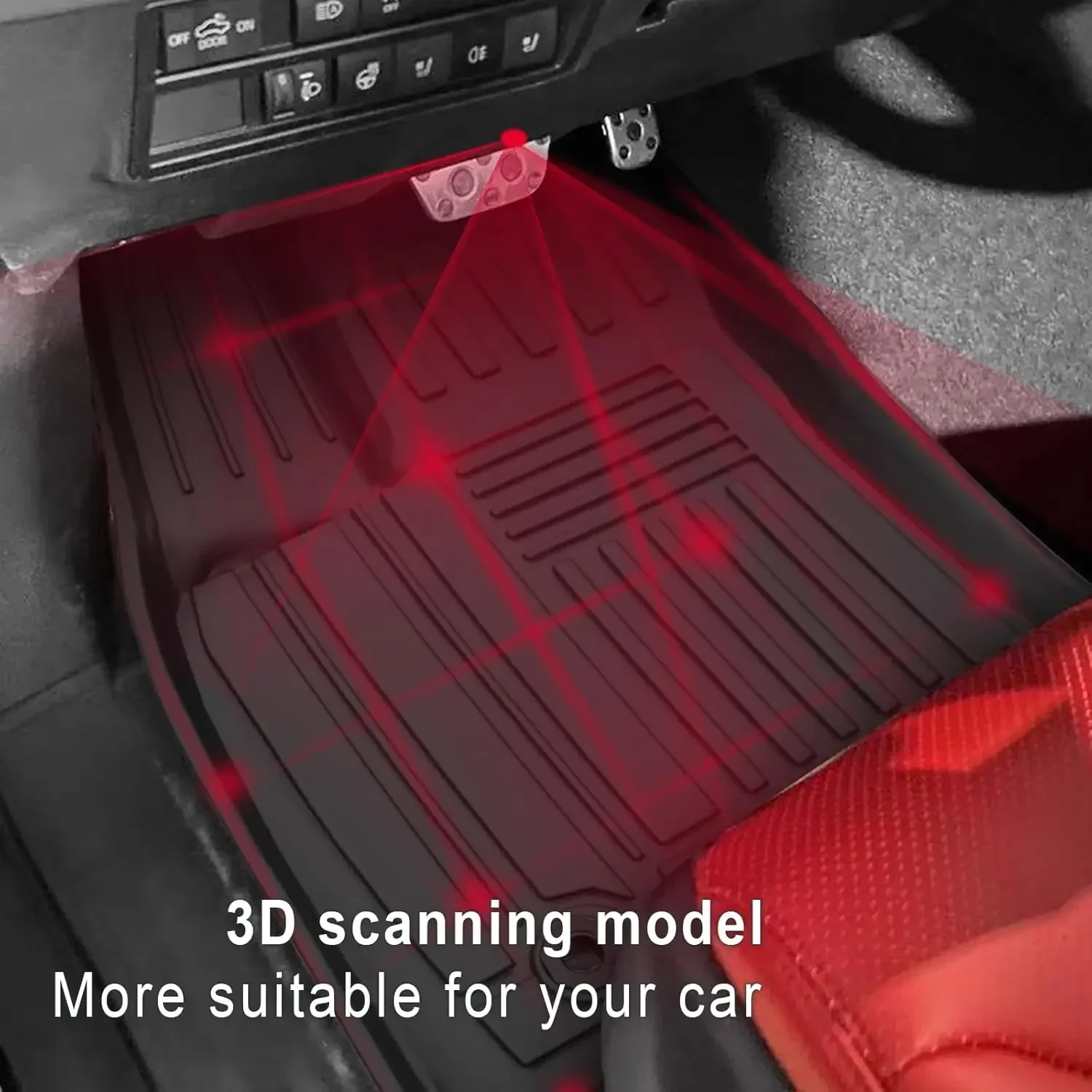 سجادات أرضية TPE لمازدا CX-30 (تناسب FWD AWD جميع الموديلات) 2020-2024 2025 بطانة شحن صندوق السيارة ومسند الظهر مجموعة جميع الأحوال الجوية