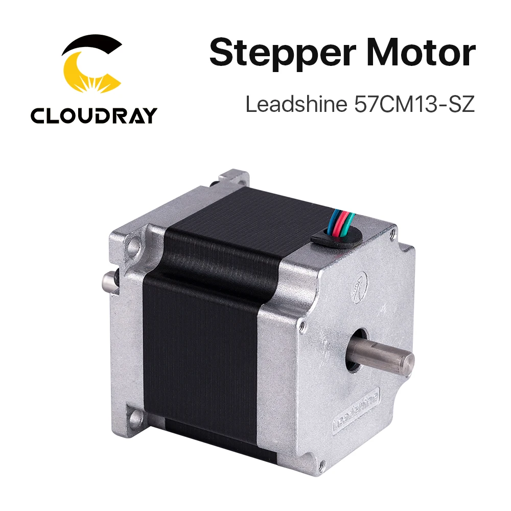 Leadshine Nema 23 Stepper Motor (57CM13-SZ) 4.0A 1.3N.m Dual Axis 2 Phase for CNC Router Engraving milling machine 3D printer