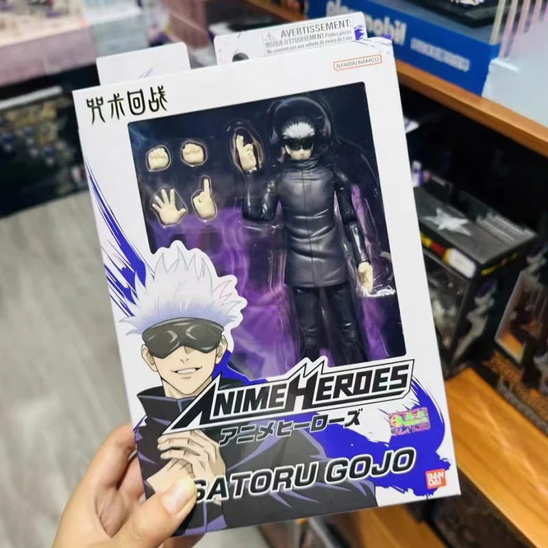 

Фигурка Bandai Namco Anime Heroes Jujutsu Kaisen Gojo Satoru, 14-16 см, ПВХ-модель с дополнительными сменными руками, коллекционная, для декора рабочего стола