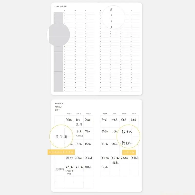 

Еженедельный планировщик Premium Smooth Write с функцией самозаполнения и эстетикой ретро для студентов-профессионалов