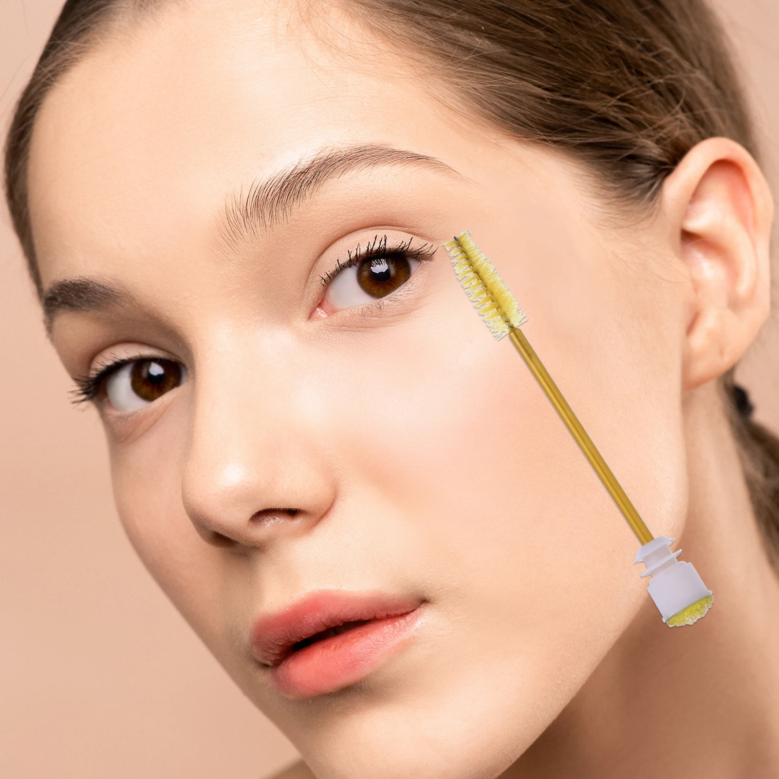 20 قطعة من فرش الرموش مادة ABS تصميم زخرفي ملون من حجر الراين خفيف الوزن وآمن للاستخدام المنزلي في متجر السفر #3