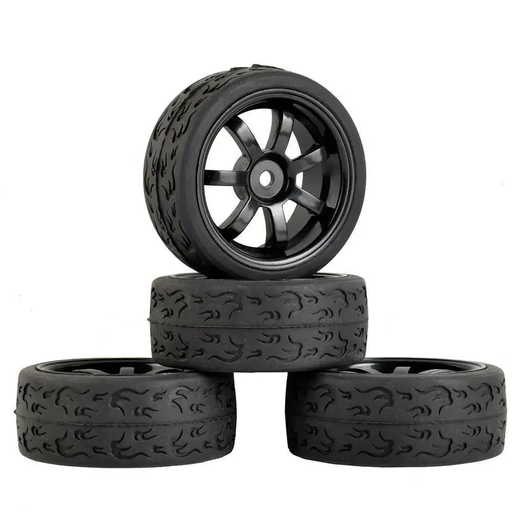 RC 9005-6092 Speed Tires & Wheel insert sponge 4PCS For HSP HPI 1/10 1:10 Touring Car