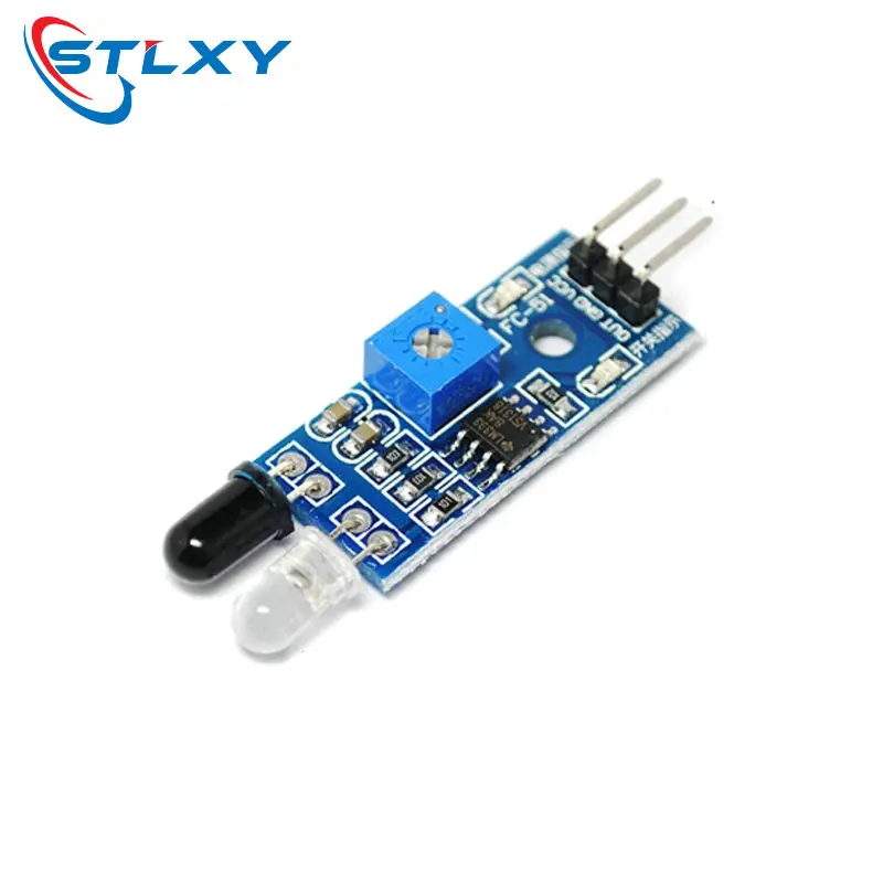 IR Infrared Obstacle Avoidance Sensor Module for Arduino Smart Car Robot 3-Wire Reflective Photoelectric New