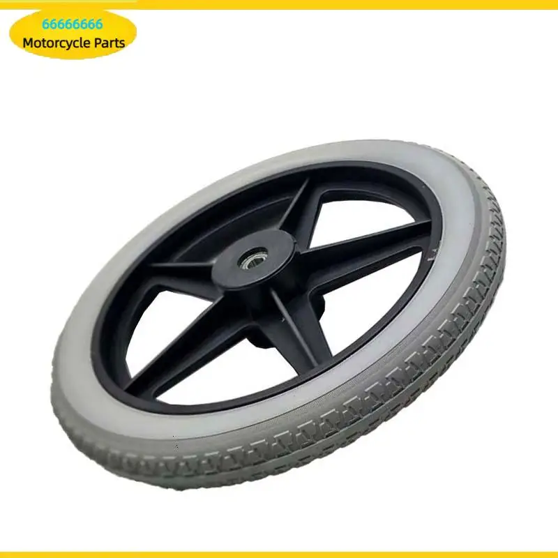 14x1.75 Solid Tire with Hub for 14 Inch Wheelchair Rear Medical