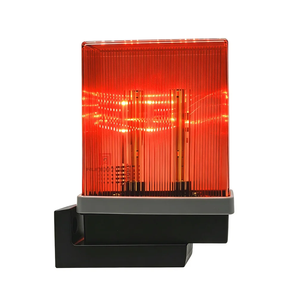 Universal Garage Door Safety Warning Light 12-265V Wide Voltage Compatibility, Multi-Color LED Strips Available, for AUTO Opener