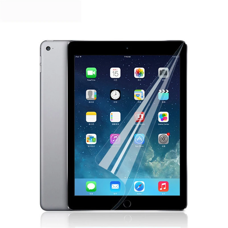 Clear Glossy Screen Protector for iPad 10.2  10.9 2022 2021 2019 7th 2018 6th 2017 5th 5 6 9.7 Air 1 2 10.5 11