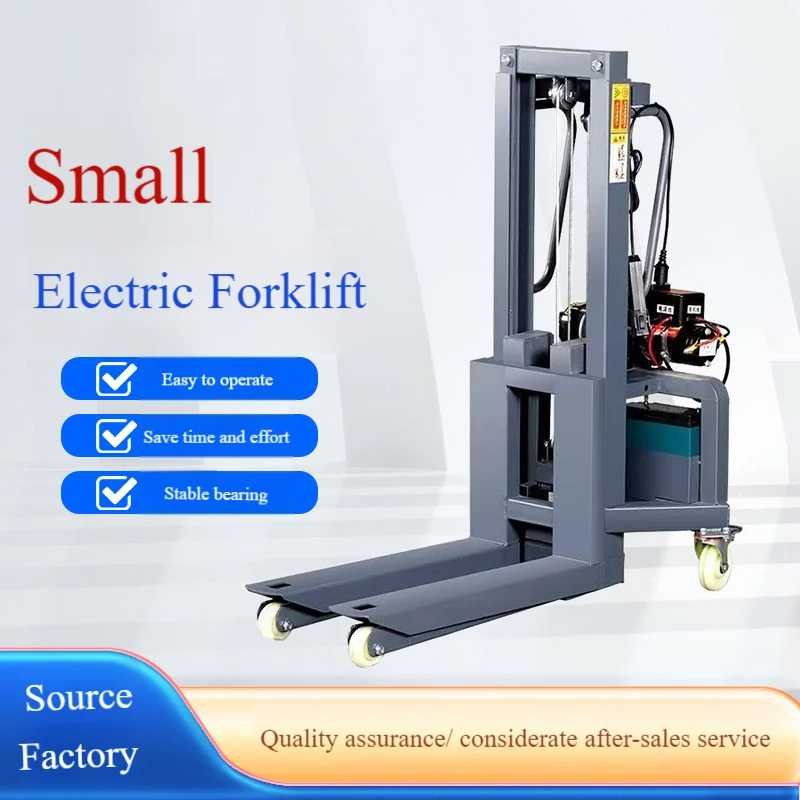 Compact Truck Loader, Electric Van Forklift for Cargo Loading with Lift Stacking Function