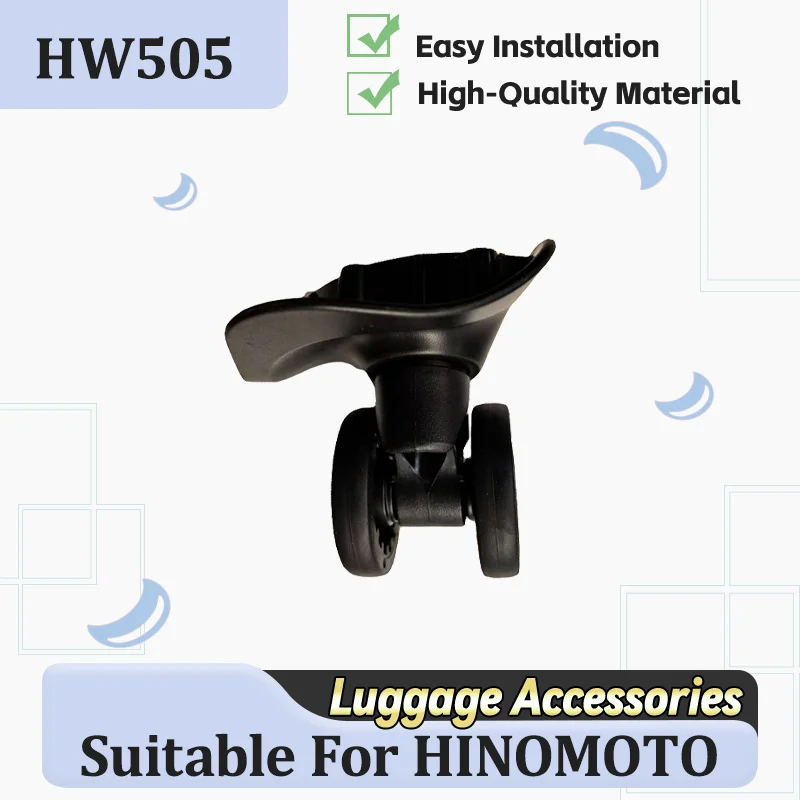 For HINOMOTO HW505 Luggage 360° Swivel Wheel Repair Parts - Universal Replacement Wheels Luggage Accessories