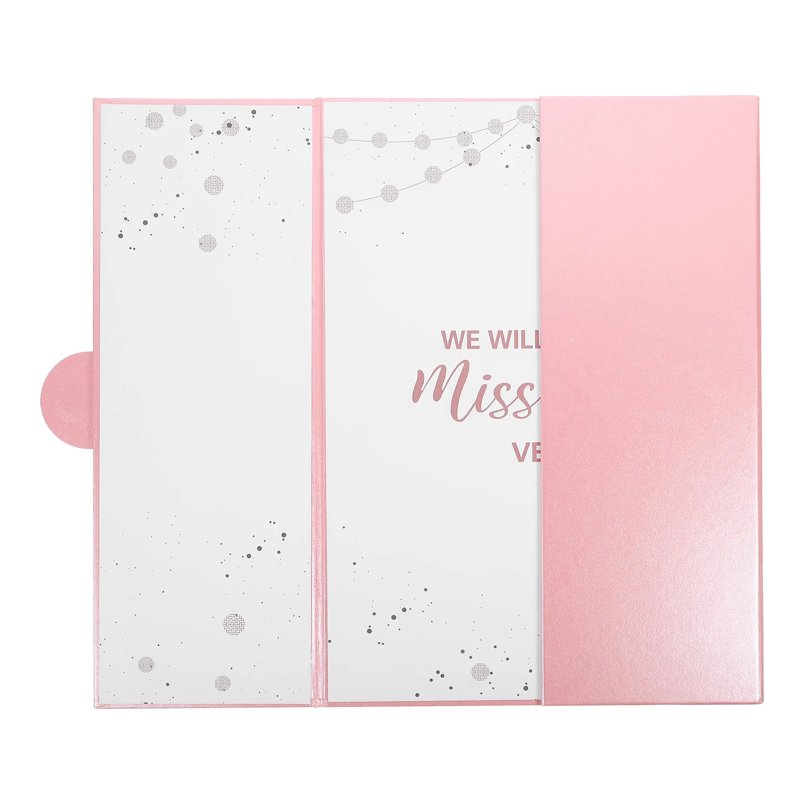

Farewell Message Creative Graduation Celebration School Present Exquisite Greeting For Friends Colleagues Compact Design Paper